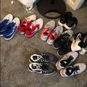 8 pairs of Nike Shoes
